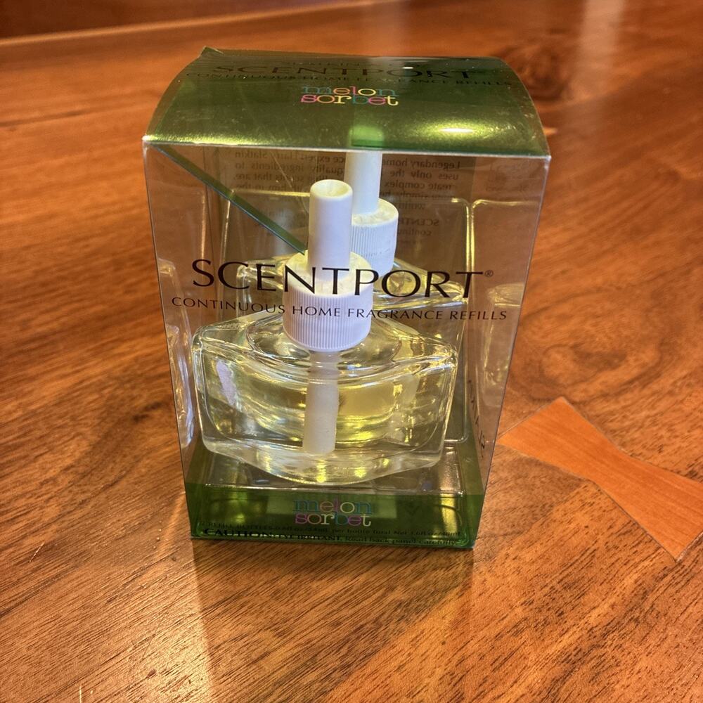 Slatkin And Co Bath Body Works Scentport 2 Pack Refills Melon Sorbet RARE